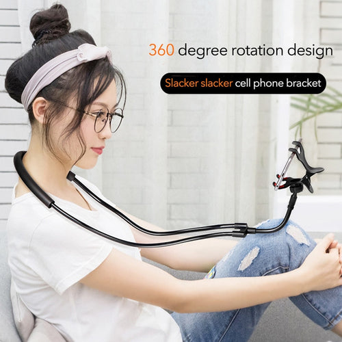 Flexible Mobile Phone Hanging Neck Holder