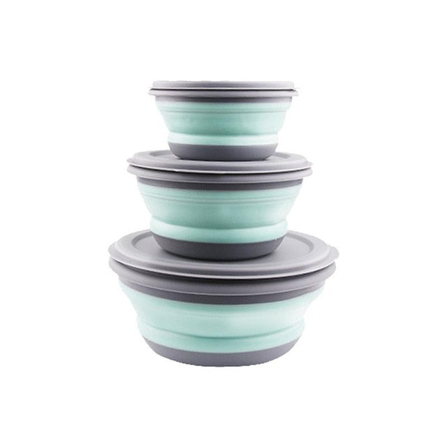 3PCS/set Bowl Sets Silicone