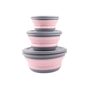 3PCS/set Bowl Sets Silicone