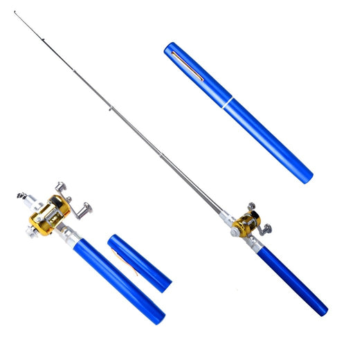 Balight Portable Pocket Telescopic Mini Fishing Pole