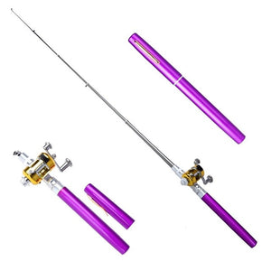 Balight Portable Pocket Telescopic Mini Fishing Pole