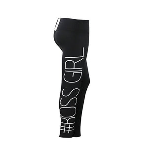 Womens Plus Size Fashion Boss Girl Leggings