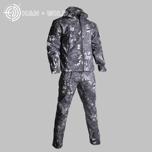 Men's Hunting Hiking Waterproof Camouflage Jacket+Pants