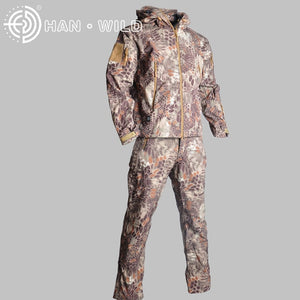 Men's Hunting Hiking Waterproof Camouflage Jacket+Pants