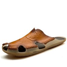 Load image into Gallery viewer, Men&#39;s Soft Leather Sandals