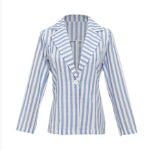 Load image into Gallery viewer, Women&#39;s Vintage Striped Two Piece Set