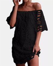 Load image into Gallery viewer, Women&#39;s Off Shoulder Lace Dress
