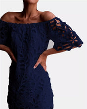 Load image into Gallery viewer, Women&#39;s Off Shoulder Lace Dress