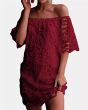 Load image into Gallery viewer, Women&#39;s Off Shoulder Lace Dress