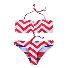 Load image into Gallery viewer, Hirigin Sexy Stripes Women Bikini