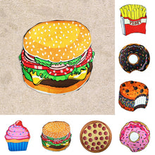 Load image into Gallery viewer, Fashion Chiffon Food Beach Towel