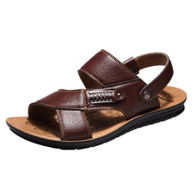 Load image into Gallery viewer, Men&#39;s  Leather Sandals