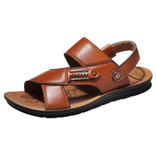 Load image into Gallery viewer, Men&#39;s  Leather Sandals