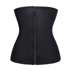 Latex Waist Trainer Zipper