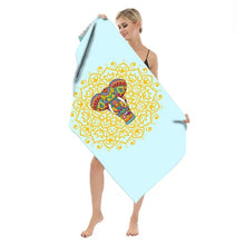 Load image into Gallery viewer, GNORRIS Printed Mandala Microfiber Geometric Beach Towel