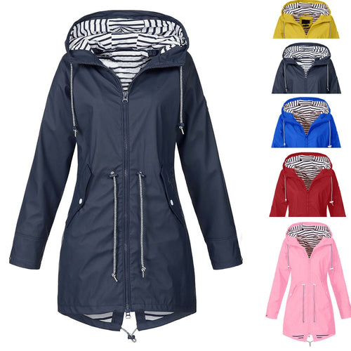 Womens Hooded Waterproof Jacket