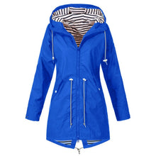 Load image into Gallery viewer, Womens Hooded Waterproof Jacket