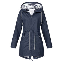 Load image into Gallery viewer, Womens Hooded Waterproof Jacket