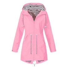 Load image into Gallery viewer, Womens Hooded Waterproof Jacket