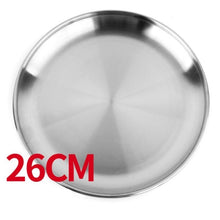 Load image into Gallery viewer, Thick stainless steel plates 5 sizes